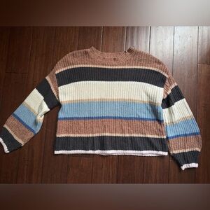 American Eagle Outfitters Multicolor Knit Sweater